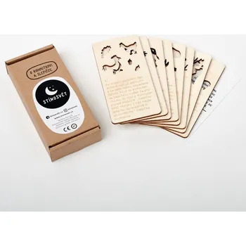 Dřevěná hračka O kohoutkovi a slepičce