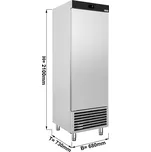 G.Gastro Upright Fridge Stainless steel PREMIUM - 600L - with 1 door