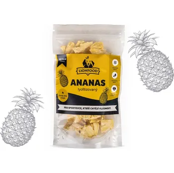 Sušené ovoce LIONFOOD Ananas lyofilizovaný Hmotnost balení:: 70g