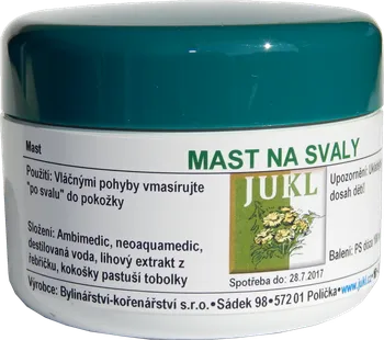 Bylinná léčivá mast JUKL Mast na svaly 100 ml