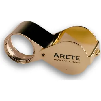 Lupa Šperkařská lupa Arete zlatá 10x 18 mm