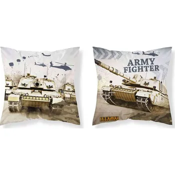 Povlak na dekorativní polštářek DETEXPOL Povlak na polštářek Tank micro Polyester, 40/40 cm