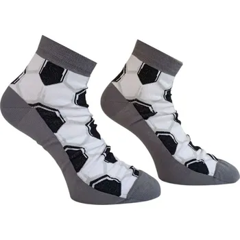 Pánské ponožky Trepon České chlapecké/pánské kotníkové ponožky POBORSKÝ vel. 24-27 (37-41), 28-31 (42-46) šedé