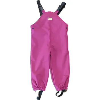 Chlapecké kalhoty Monkey Mum® Softshellové laclové kalhoty s membránou - Šťavnatá malina 86/92