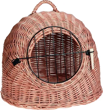 Pelíšek pro kočku Flamingo Basket Willow 502655 50 cm hnědý