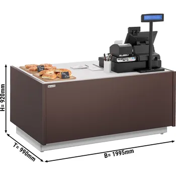 Lednice G.Gastro Pokladní stůl 1,99 x 0,81 m