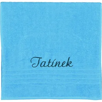 Ručník Dárkový ručník, Tatínek,tyrkys