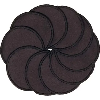 Pandoo Bavlněné odličovací znovupoužitelné polštářky v pytlíku 10 ks Černá