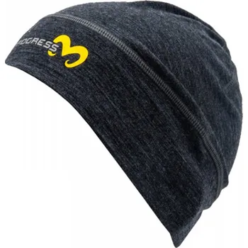 Pokrývka hlavy čepice Progress BEANIE merino šedý melír (čepice Progress BEANIE merino šedý melír)