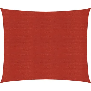 Stínicí plachta vidaXL Stínící plachta 160 g/m2 červená 3,6 x 3,6 m HDPE