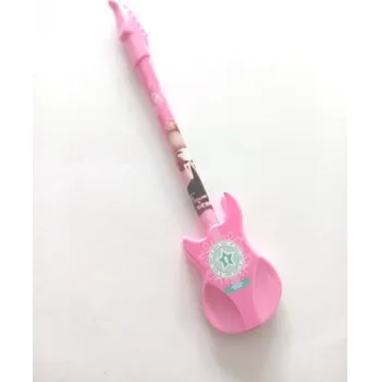 Pero rocková kytara - růžová barva