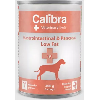 Krmivo pro psa Calibra VD Dog Gastrointestinal & Pancreas Low Fat 6x 400 g konzerva