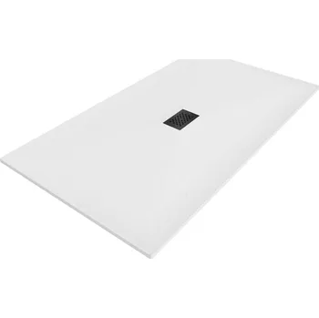 Sprchová vanička Mexen Hugo obdélníková sprchová vanička SMC 200 x 100 cm, bílá, černý kryt - 42101020-B