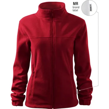 Dámská mikina Rimeck / Malfini Jacket 504 – dámská fleece mikina, 280 g, antipilling, pracovní a zdravotnické využití Barva: marlboro červená 23 (brand label), Velikost: M