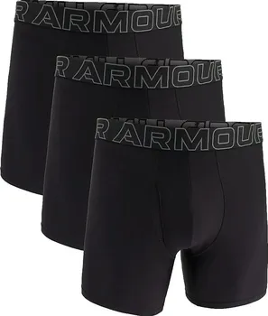 Boxerky Under Armour M UA Perf Tech 6in 3 Pack černé/šedé logo