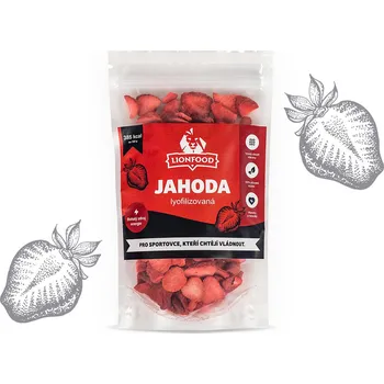 Sušené ovoce LIONFOOD Jahody lyofilizované Hmotnost balení:: 70g