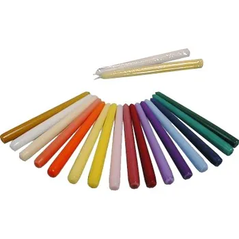 svíčka kónická 1ks žlutá