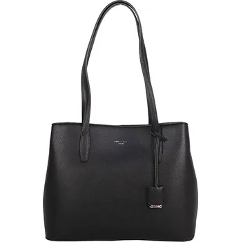 Kabelka Tříoddílová středně velká kabelka na rameno David Jones CM7008F černá