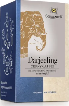 Čaj SONNENTOR Černý čaj Darjeeling bio porcovaný 30g
