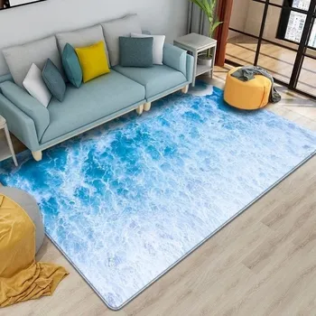 Koberec Koberce do obýváku s 3D potiskem - 16,100 x 120 cm 39 x 47 palců