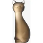 Preciosa Skleněná figurka Kočka z českého křišťálu Preciosa, antik