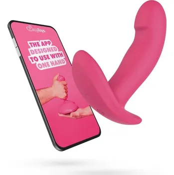 Vibrátor EasyToys EasyConnect Ivy Vibrating Wearable Vibe, silikonový vibrátor ovládaný mobilní aplikací