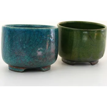 Aroma lampa Kadidelnice Raku miska zelená-měděná / tyrkysová-měděná