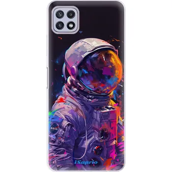 Pouzdro na mobilní telefon Odolné silikonové pouzdro iSaprio - Neon Astronaut - Samsung Galaxy A22 5G