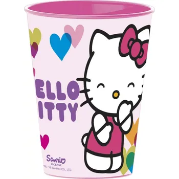 Sada nádobí Pohár s kočičkou Hello Kitty