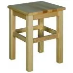 Dřevěný taburet BM258 borovice masiv