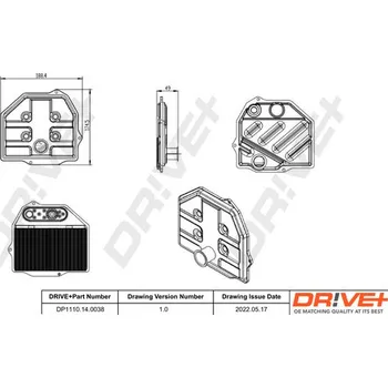 Hydraulický filtr Hydraulický filtr, automatická převodovka Dr!ve+ DP1110.14.0038