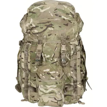 turistický batoh ArmyČastolovice.cz Batoh britský 'PLCE' BERGEN MTP short bez postraních kapes original použitý + Dárek v hodnotě 100 Kč