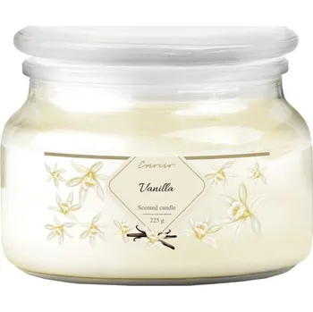Emocio Sklo 100x79 mm se skleněným víčkem Vanilla vonná svíčka 227 gram 567 gram