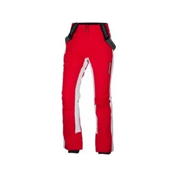 Snowboardové kalhoty Northfinder June redwhite L; Červená kalhoty + DÁREK DLE VÝBĚRU!