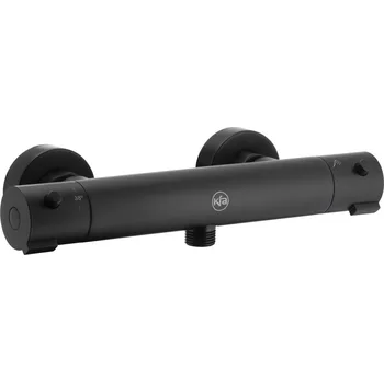 Vodovodní baterie KFA Armatura Moza sprchová baterie nastěnná s termostatem černá 5736-010-81