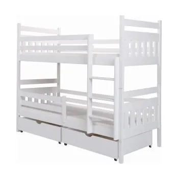 Dětská postel Patrová postel pro 2 osoby FILIP s úložným prostorem