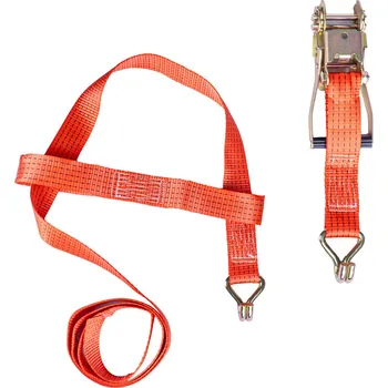 Upínací popruh Upínací popruh na kolo 3-bodový s ráčnou 5000kg 50mm 3m AMiO-03317, , ,