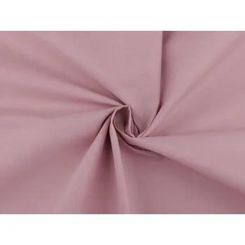 Bavlněná látka / plátno jednobarevná METRÁŽ - 68 (76) starorůžová světlá