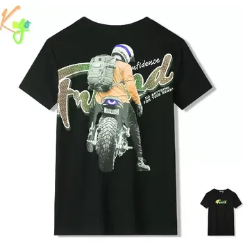 Chlapecké tričko kr.r. Kugo FB3814 tmavě modré