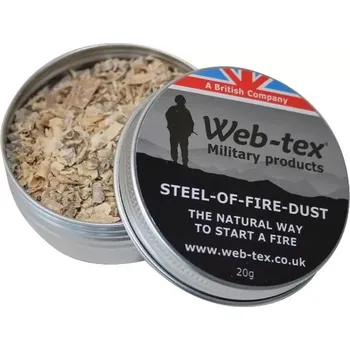 Podpalovač Podpalovač VEB-TEX hobliny (Podpalovací piliny Steel-of-Fire Dust, které vám pomohou úspěšně rozdělat oheň.)