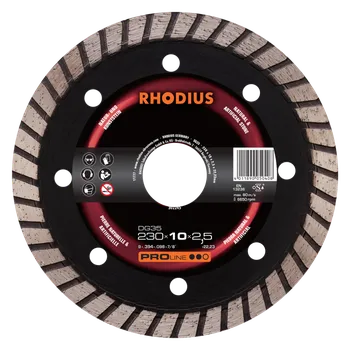 Řezný kotouč RHODIUS Diamantový řezný kotouč DG35 115 x 10,0 x 2,0 x 22,23 PROline