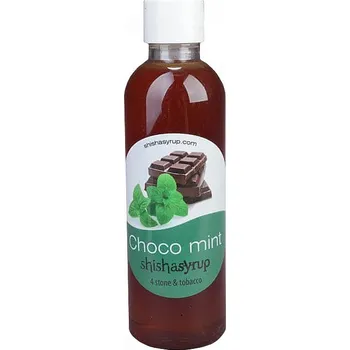 Čistič dýmky Melasa (zvlhčovadlo) pro vodní dýmky Shishasyrup 100ml 'Čokoláda s mátou'