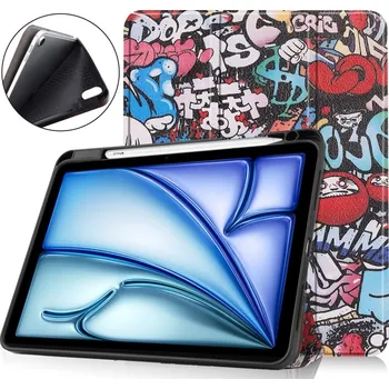 Příslušenství pro tablet VSECHNONAMOBIL 77191 ART Zaklápěcí pouzdro pro Apple iPad Air 11 2025 / Air 11 2024 GRAFFITI