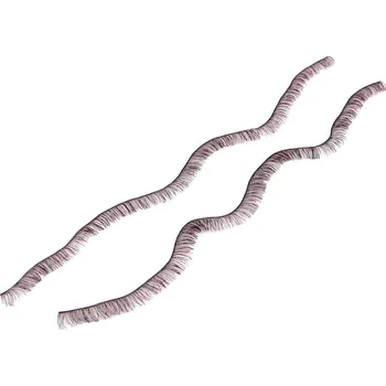 Dekorační polotovar řasy - 1 (8 mm) hnědá