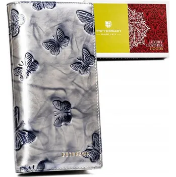 Peněženka Dámská kožená peněženka Peterson stříbrná KZ2250792