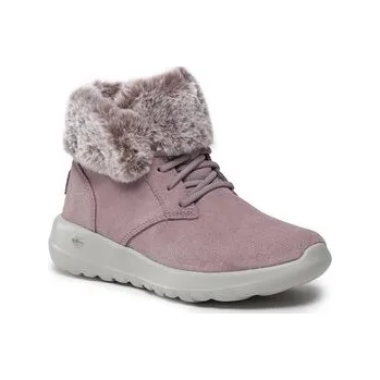 Dámská zimní obuv Skechers Kotníková obuv On-The-Go Joy Plush Dreams 144042/LAV Fialová 35