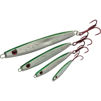 Umělá nástraha KINETIC BEAST PILK 80g+100g Barva: GREEN-SILVER, Gramáž: 80 g