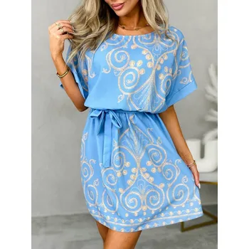 Dámské šaty Fashionweek Dámské šaty IT-TEMISA Barva: Modrá, Velikost: Universal