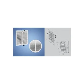 Větrací mřížka Satos Větrací mřížka průměr 75-125 KS BÍLÁ