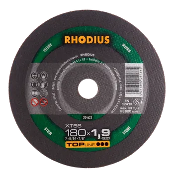 Řezný kotouč RHODIUS Extra tenký řezný kotouč XT66 180 x 1,9 x 22,23 TOPline